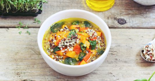 SUNT SUPPE: Nørdisk Quinoa Buljong