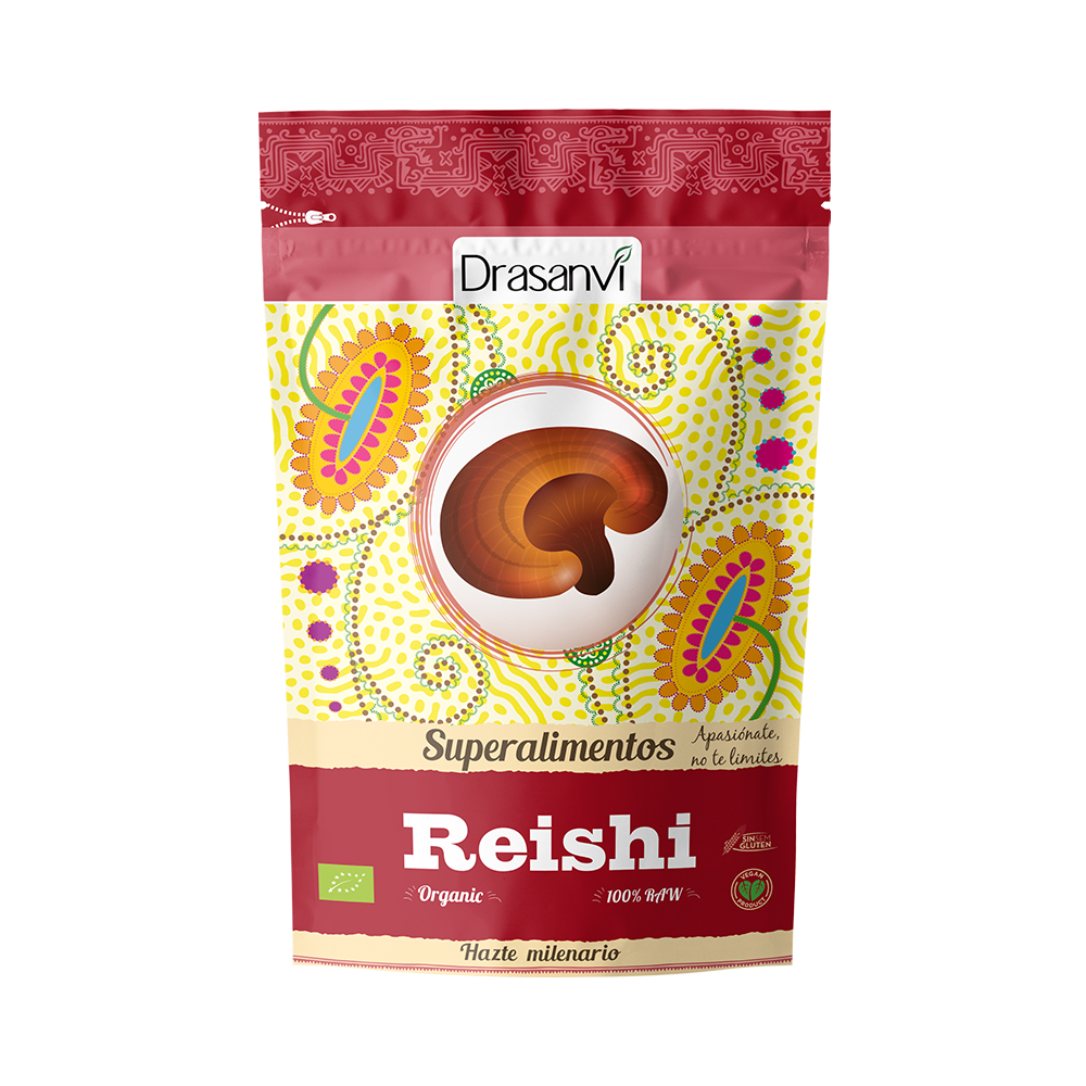 Reishi Økologisk 100g | Kinesisk pulver | Ro + Immunitet | Drasanvi
