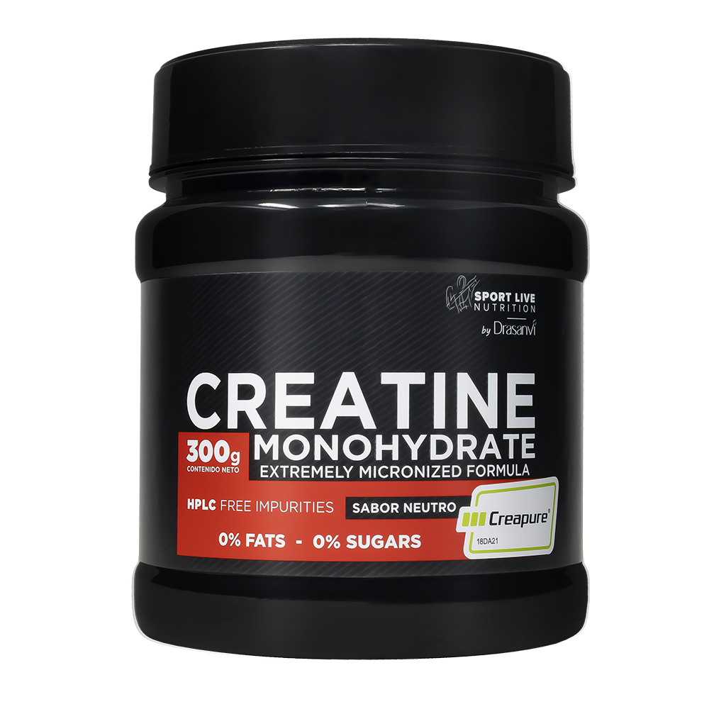 Kreatine Creapure 300g | Monohidrat Rent 99,5% | Ytelse + Styrke | Drasanvi