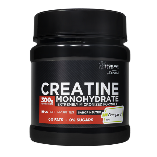 Kreatine Creapure 300g | Monohidrat Rent 99,5% | Ytelse + Styrke | Drasanvi