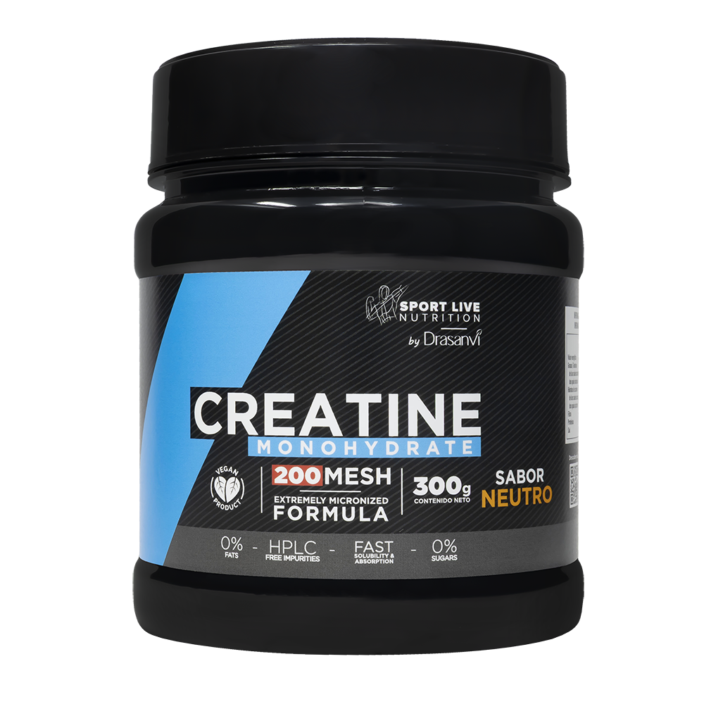 Kreatine 200 MESH 300g | Monohidrat Pure | Ytelse + Styrke | Drasanvi