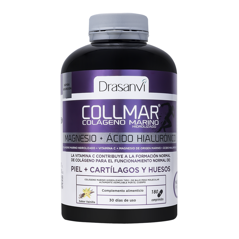 F24 Collmar Vanilj 180 Tabletter | Marint Kollagen + Hyaluronsyre | Drasanvi