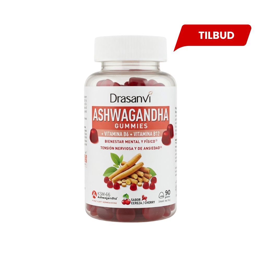 Ashwagandha KSM-66 | 60 Gummies | Emosjonell Balanse | Drasanvi