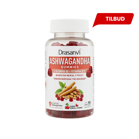 Ashwagandha KSM-66 | 60 Gummies | Emosjonell Balanse | Drasanvi